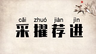采擢荐进