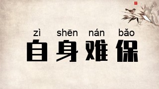 自身难保
