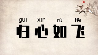 归心如飞