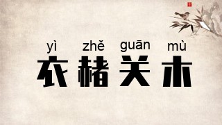 衣赭关木