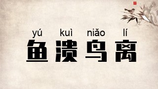 鱼溃鸟离