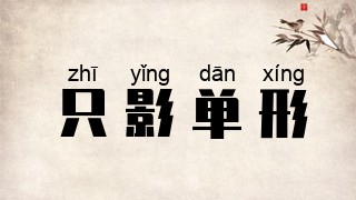 只影单形
