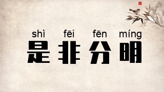 是非分明