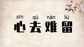 心去难留