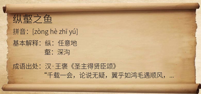 纵壑之鱼