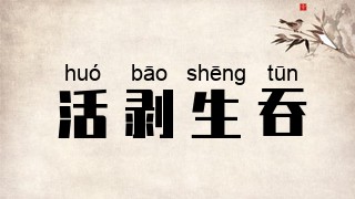 活剥生吞