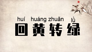 回黄转绿