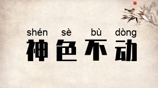 神色不动