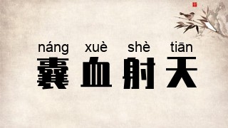 囊血射天