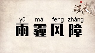 雨霾风障