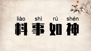 料事如神