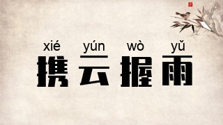 携云握雨
