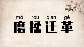 磨揉迁革