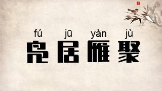 凫居雁聚