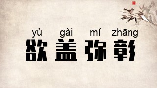 欲盖弥彰