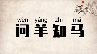 问羊知马