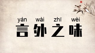 言外之味