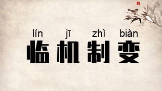 临机制变