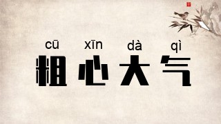 粗心大气