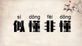 似懂非懂