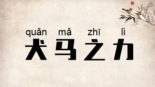 犬马之力