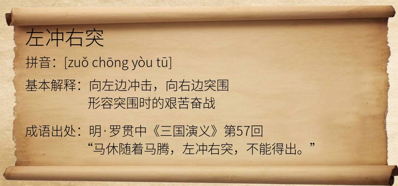 左冲右突