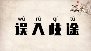 误入歧途