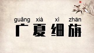 广夏细旃