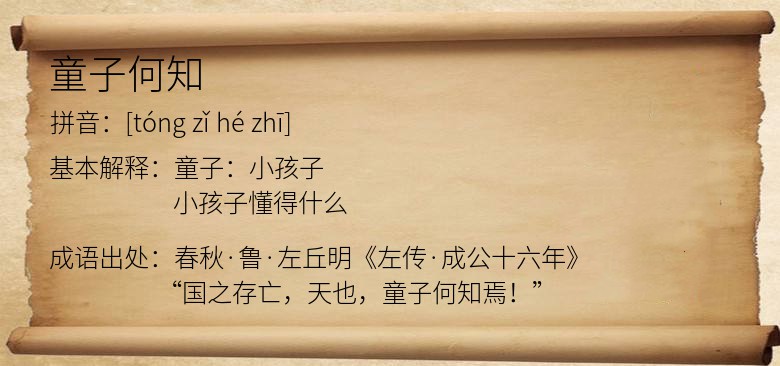 童子何知