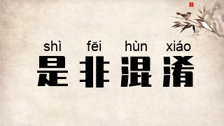 是非混淆