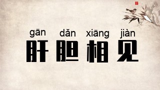 肝胆相见