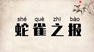 蛇雀之报