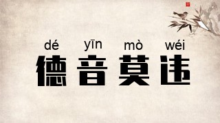 德音莫违