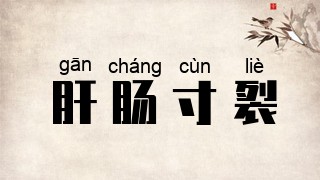 肝肠寸裂