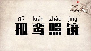 孤鸾照镜
