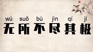 无所不尽其极