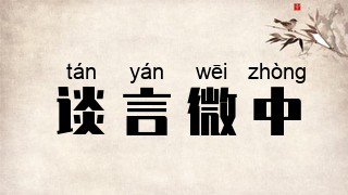 谈言微中