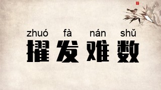 擢发难数