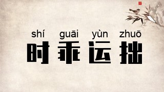 时乖运拙