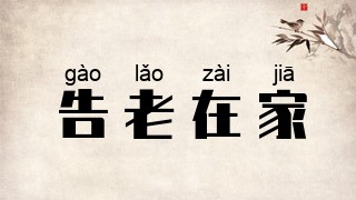告老在家