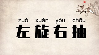 左旋右抽