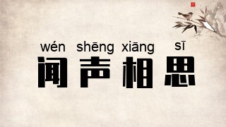 闻声相思