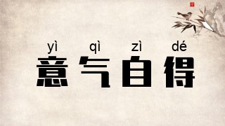 意气自得