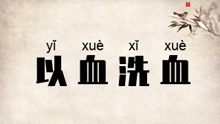 以血洗血