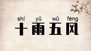 十雨五风