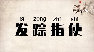 发踪指使