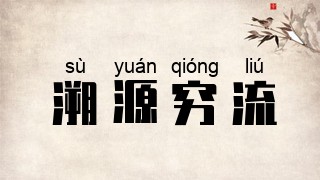 溯源穷流