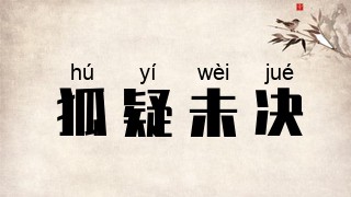 狐疑未决