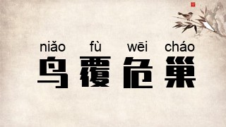 鸟覆危巢