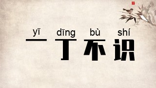 一丁不识